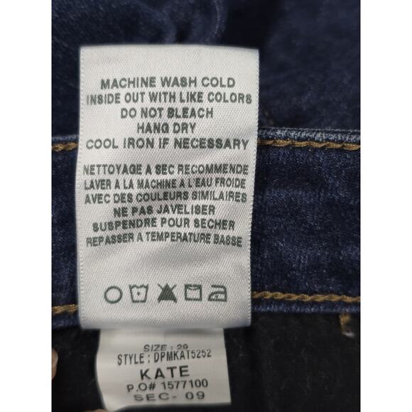 Joe’s Jeans Womens Denim Jeans Size 29 Dark Washed Blue (Skinny Fit) Kate - Picture 9 of 9